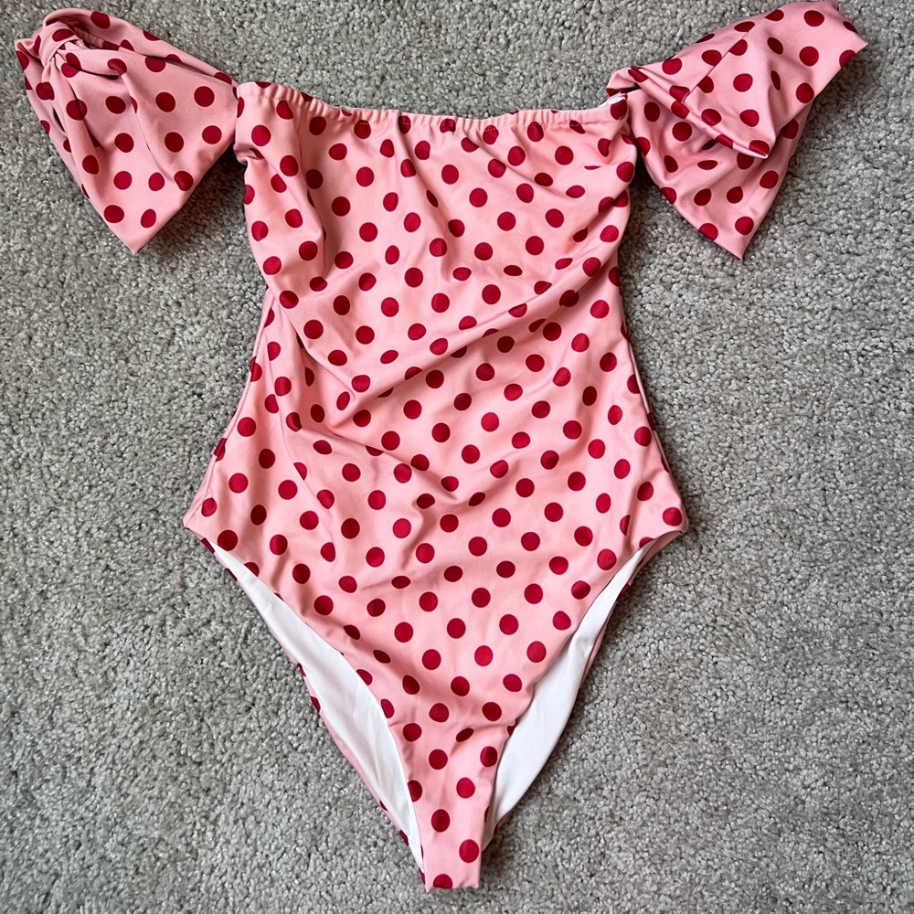 Tularosa Felicity polka dot one piece swimsuit